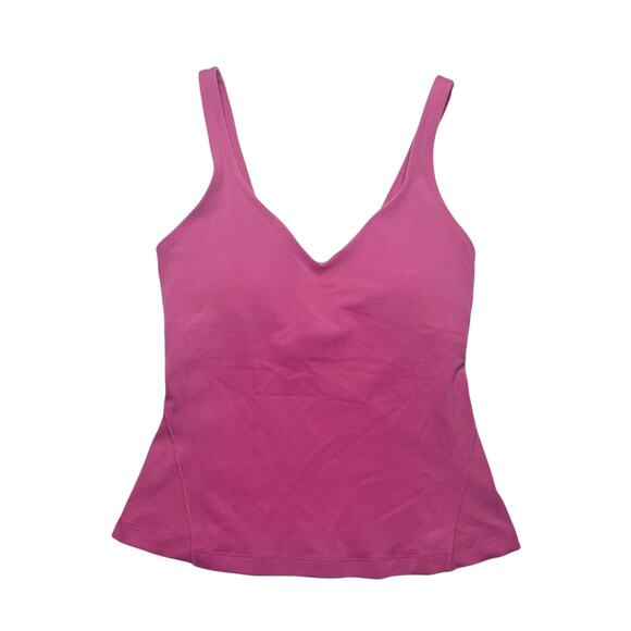 Lululemon Align Waist-Length Tank Top Pink Lychee Size 2 - Picture 1 of 3